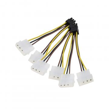 OEM/ODM 24AWG MOLEX 5264 2Pin Connector Plug with 150mm Wire Cables and 2pin Female Header Plug