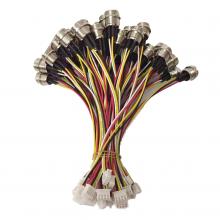 22AWG GX16 GX16-4-5 2/3/4/5/6/7/8/9/10 plug-in Aviation Plug Socket Connector With XH2.54 Wire Harne...